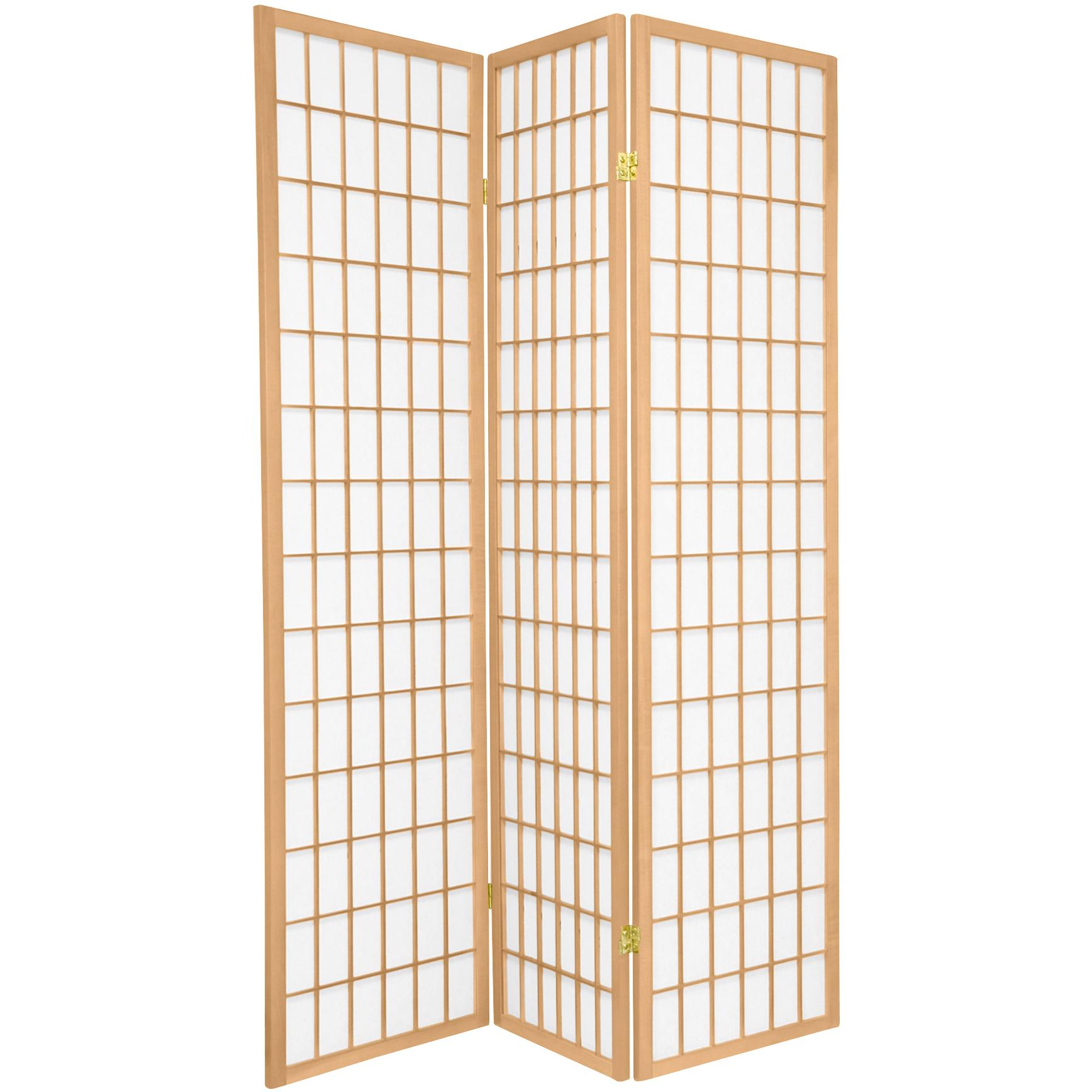 Japanese Room Divider Shoji Rice Paper 3 Panel Tana Natural